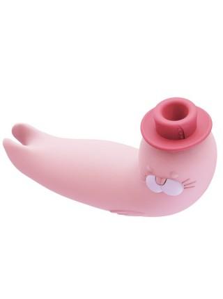 Вакуумний вібратор CuteVibe Franky Pink