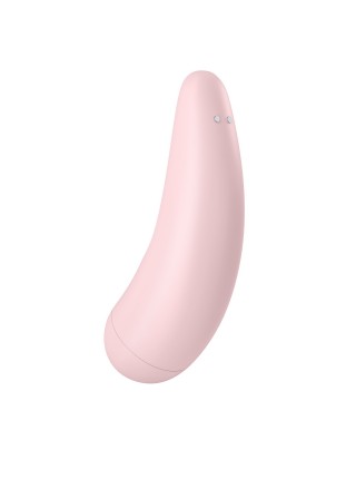 Bluetooth Vacuum Clitual Stimulator Satisfyer Curvy 2+ Pink