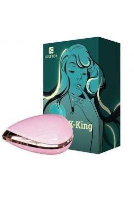 Вакуумний стимулятор KisToy K-King Pink