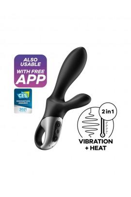 Универсальный смарт вибратор с подогревом Satisfyer Heat Climax +