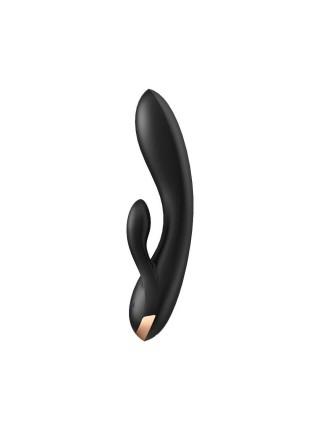 Smart Vibrator-Quroli with double process Satisfyer Double Flex Black