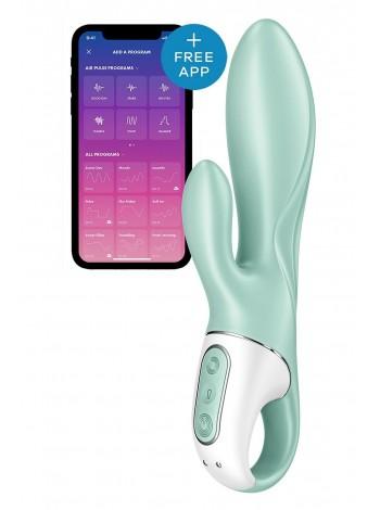 Смарт вібратор-кролик Satisfyer Air Pump Bunny 5+, надувається