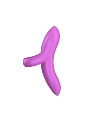 Вибратор на палец Satisfyer Bold Lover Dark Pink, гибкий