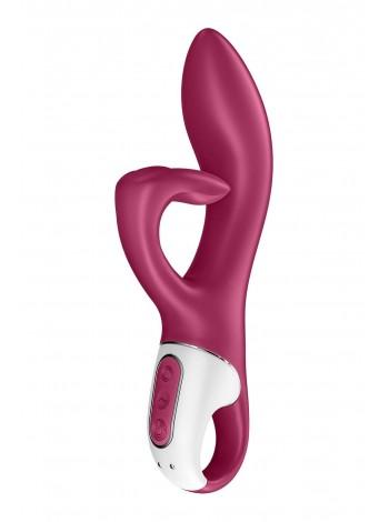 Vibrator-Quole with a triple process Satisfyer Embrace me Berry, 2 motors, diameter 3.6 cm
