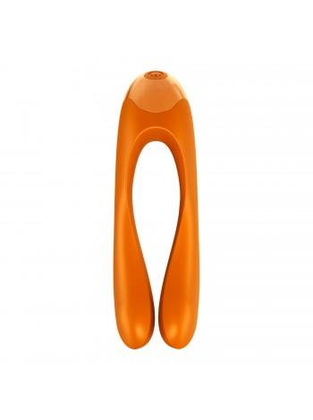 Вібратор на палець Satisfyer Candy Cane Orange