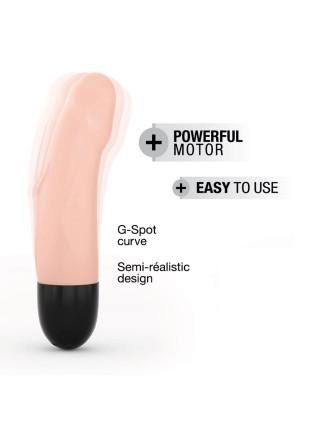 Vibrator Dorcel Real Vibration S Flesh 2.0, diameter 3.7cm, recharges, for point G