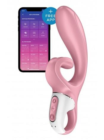 Satisfyer Hug Me Pink Smartwibrator, 2 motors, diameter 4.2cm, wide clitoral part