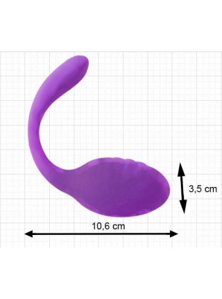 Віброяйце під трусики зі стимулятором клітора Adrien Lastic Smart Dream II з пультом LRS