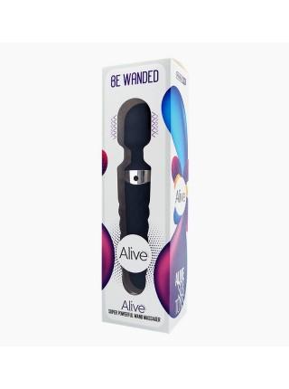 Мини-вибромассажер Alive Be Wanded Black