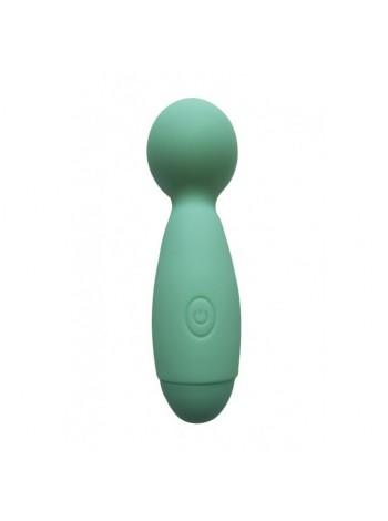 Мини-вибромассажер Wooomy Smally Mini Wand Turquoise