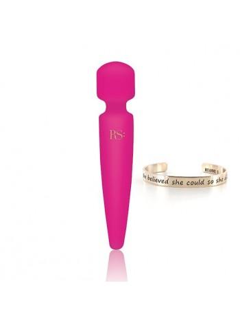 Compact Vibrating Massager Rianne S: Bella Mini Wand Rose + Bracelet