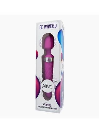 Мини-вибромассажер Alive Be Wanded Purple