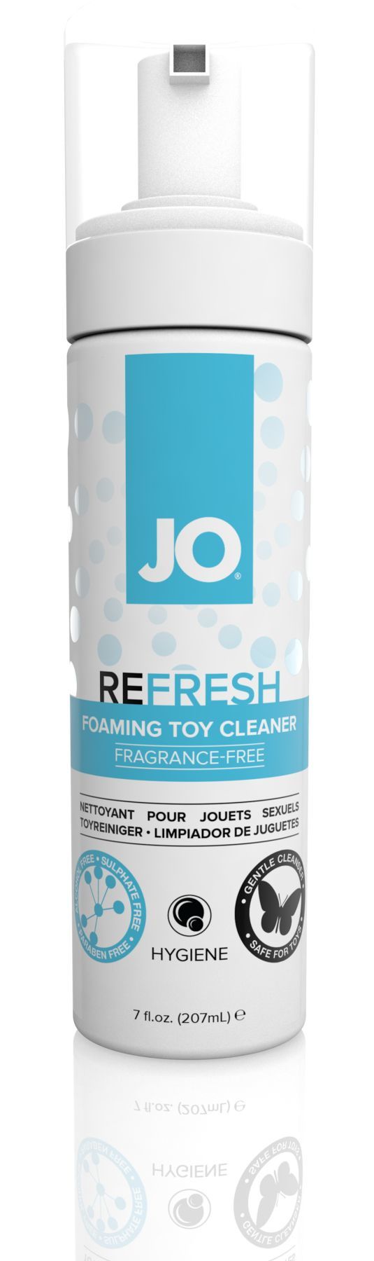 Дезинфицирующая пенка для очистки секс игрушек System JO REFRESH, 207м