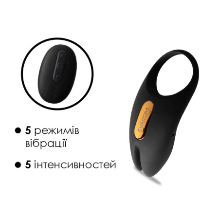 Эрекционное виброкольцо Svakom Winni 2, управление со смартфона, пульт ДУ || Ерекційне віброкільце Svakom Winni 2, керування зі смартфона, пульт ДК || Erection vibroring Svakom Winni 2, control with smartphone, remote REMOTE
