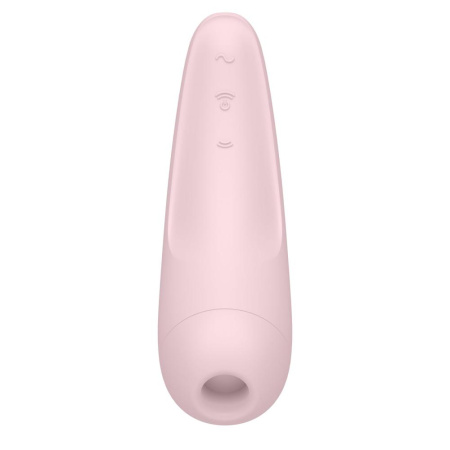 Вакуумный клиторальный стимулятор Satisfyer Curvy 2+ Pink с управлением через интернет || Вакуумний кліторальний стимулятор Satisfyer Curvy 2+ Pink з керуванням через інтернет || Bluetooth Vacuum Clitual Stimulator Satisfyer Curvy 2+ Pink