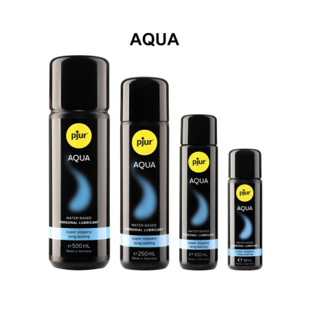 Лубрикант на водній основі pjur Aqua 30 мл, ефект оксамитової шкіри без прилипання