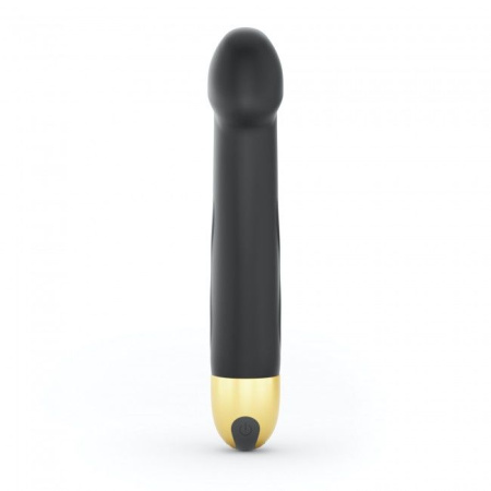 Вибратор Dorcel Real Vibration M Gold 2.0, диам 3,7см, перезаряжаемый, для точки G || Вібратор Dorcel Real Vibration M Gold 2.0, діаметр 3,7см, перезаряджається, для точки G || Vibrator Dorcel REAL VIBRATION M Gold