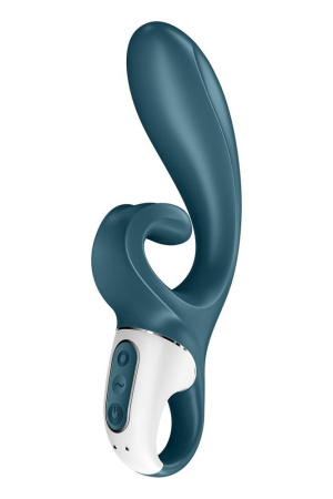Смарт вибратор кролик Satisfyer Hug Me Bluegrey, 2 мотора, диаметр 4,2см, широкая клиторальная часть || Смарт вібратор-кролик Satisfyer Hug Me Bluegrey, 2 мотори, діаметр 4,2см, широка кліторальна частина || Satisfyer Hug ME BlueGrey smartwibrator, 2 motors, diameter 4.2cm, wide clitoris