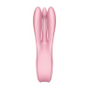 Кліторальний вібратор Satisfyer Threesome 1 Pink з трьома гнучкими пальчиками