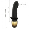 Вібратор Dorcel Mini Lover Black 2.0 перезаряджуваний, для точки G і масажу простати