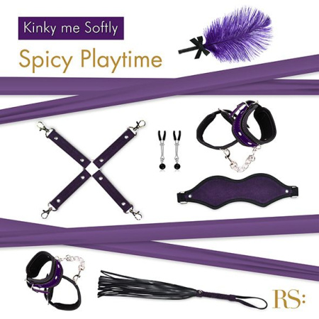 Подарочный набор для BDSM RIANNE S - Kinky Me Softly Purple: 8 предметов для удовольствия || Подарунковий набір для BDSM RIANNE S — Kinky Me Softly Purple: 8 предметів для задоволення || Gift BDSM set RIANNE S - Kinky Me Softly Purple: 8 items