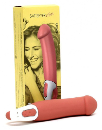 Мощный вибратор Satisfyer Vibes Master, гибкий литой силикон, 12 режимов работы, диаметр 46 мм || Потужний вібратор Satisfyer Vibes Master, гнучкий літій силікон, 12 режимів роботи, діаметр 46 мм || Vibrator Satisfyer Vibes Master