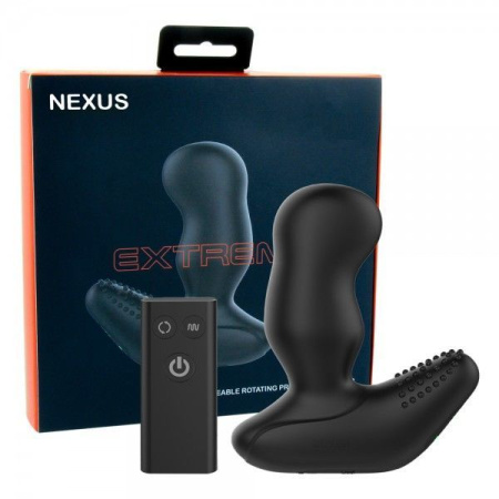 Массажер простаты Nexus Revo Extreme с вращающейся головкой и пультом ДУ || Масажер простати Nexus Revo Extreme з головкою, яка обертається і пультом ДК || Prostate massager Nexus Revo Extreme with rotating head and remote, diameter 5,4cm