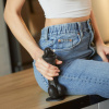 Реалистичный фаллоимитатор Strap-On-Me Sliding Skin Realistic Dildo Black M, эффект подвижной кожи || Реалістичний фалоімітатор Strap-On-Me Sliding Realistic Skin Dildo Black M, ефект рухливої шкіри || 