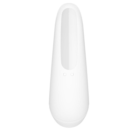Вакуумный клиторальный стимулятор Satisfyer Curvy 1+ White с управлением через интернет || Вакуумний кліторальний стимулятор Satisfyer Curvy 1+ White з керуванням через інтернет || Vacuum stimulator clitoris with couple with smartphone Satisfyer Curvy 1+ White