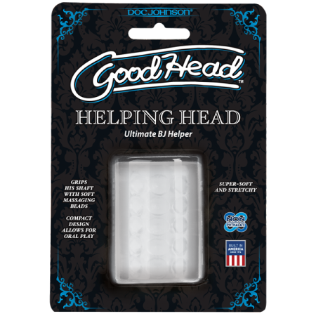 Мастурбатор Doc Johnson GoodHead - Helping Head ULTRASKYN, супер помогалочка для минета || Мастурбатор Doc Johnson GoodHead - Helping Head ULTRASKYN, супер помічниця для мінету || Masturbator Doc Johnson GoodHead - Helping Head ULTRASKYN