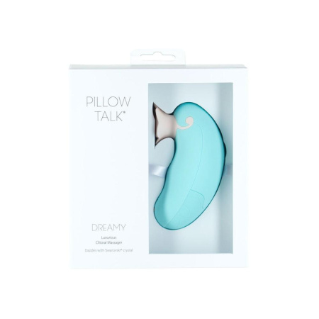 Роскошный вакуумный клиторальный стимулятор Pillow Talk - Dreamy Teal с кристаллом Swarovski || Розкішний вакуумний кліторальний стимулятор Pillow Talk - Dreamy Teal із кристалом Swarovski || Luxury vacuum clitoral stimulator Pillow Talk - Dreamy Teal with Swarovski crystal