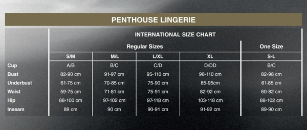 Боди Penthouse All The Way S/L Black, открытая спинка, рукава, низ в виде высоких трусиков танга