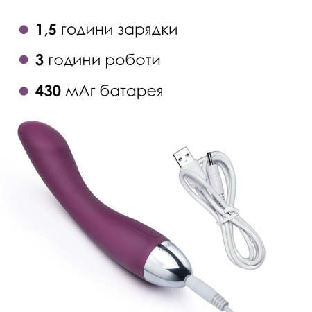 Вибратор для точки G с интеллектуальным режимом Svakom Amy Violet || Вібратор для точки G з інтелектуальним режимом Svakom Amy Violet || Vibrator for G-spot Svakom Amy, purple