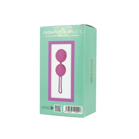 Вагинальные шарики Adrien Lastic Geisha Lastic Balls Mini Magenta (S), диаметр 3,4см, вес 85гр || Вагінальні кульки Adrien Lastic Geisha Lastic Balls Mini Magenta (S), діаметр 3,4 см, вага 85 г || Simulator balls Adrien Lastic Geisha Lastic Balls Mini Magenta (S)