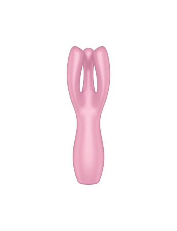 Кліторальний вібратор Satisfyer Threesome 3 Pink з трьома пальчиками