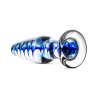 Стеклянная анальная пробка с внутренней спиралью Gildo Glass Buttplug No. 23 || Скляна анальна пробка з внутрішньою спіраллю Gildo Glass Buttplug No. 23 || Glass anal plug with is spiralyu Gildo Glass Buttplug No. 23