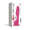 Реалистичный фаллоимитатор Strap-On-Me Sliding Skin Realistic Dildo Fuchsia M, эффект подвижной кожи || Реалістичний фалоімітатор Strap-On-Me Sliding Skin Realistic Dildo Fuchsia M, ефект рухливої шкіри || 