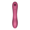 Вакуумный стимулятор с вибрацией Satisfyer Curvy Trinity 3 Red || Вакуумний стимулятор із вібрацією Satisfyer Curvy Trinity 3 Red || Vacuum stimulator with vibration Satisfyer Curvy Trinity 3 Red