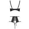 Распродажа!!! Комплект из эко-кожи Passion Tamaris Set black XXL/XXXL, бюстгальтер и трусики || Розпродаж!!! Комплект з екошкіри Passion Tamaris Set black XXL/XXXL, бюстгальтер та трусики || Set from eco-leather: bra and panties with perforated Tamaris Set black XXL/XXXL — Passion