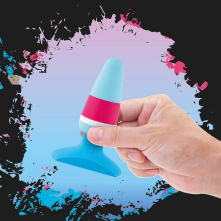 Анальная пробка FeelzToys - Plugz Butt Plug Colors Nr. 1 || Анальна пробка FeelzToys - Plugz Butt Plug Colors Nr. 1 || Anal plug FeelzToys - Plugz Butt Plug Colors Nr.1, 10x3,2cm