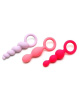 Набор анальных игрушек Satisfyer Plugs colored (set of 3) - Booty Call, макс. диаметр 3 см || Набір анальних іграшок Satisfyer Plugs (set of 3) - Booty Call, макс. діаметр 3 см || Set of anal plugs Satisfyer Plugs Colored (3 pcs)