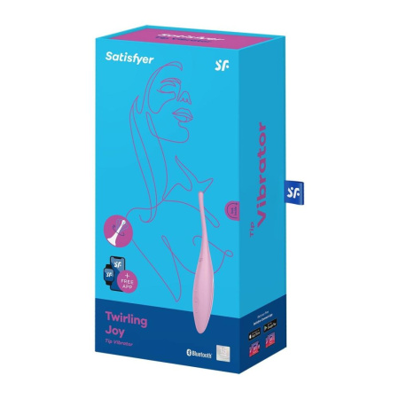 Смарт-вибратор для клитора Satisfyer Twirling Joy Pink || Смарт-вібратор для клітора Satisfyer Twirling Joy Pink || Satisfyer Twirling Joy Pink Smart Clit Vibrator