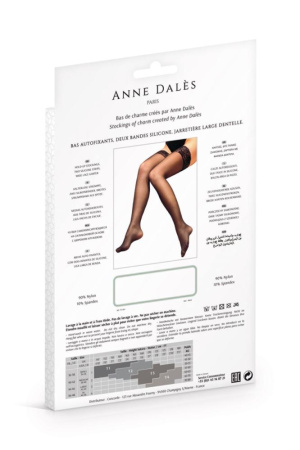 Чулки Anne De Ales ALEXIA T4 Black || Панчохи Anne De Ales ALEXIA T4 Black || Stockings Anne De Ales ALEXIA T4 Black
