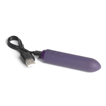 Минивибратор Je Joue - Classic Bullet Vibrator Purple с глубокой вибрацией и фиксацией на палец || Мінівібратор Je Joue - Classic Bullet Vibrator Purple з глибокою вібрацією і фіксацією на палець || Mini vibrator with deep vibration and fixation on finger Je Joue - Classic Bullet Vibrator Purple