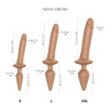 Анальная пробка с дилдо 2в1 Strap-On-Me SWITCH PLUG-IN REALISTIC DILDO Caramel S, диаметр 3,3/2,9 см || Анальна пробка з дилдо 2в1 Strap-On-Me SWITCH PLUG-IN REALISTIC DILDO Caramel S, діаметр 3,3/2,9 см || 