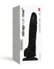 Реалистичный фаллоимитатор Strap-On-Me SOFT REALISTIC DILDO Black - Size M || Реалістичний фалоімітатор Strap-On-Me SOFT REALISTIC DILDO Black - Size M || 
