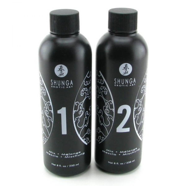 Гель для NURU-массажа Shunga Oriental Body-to-Body – Sparkling Strawberry Wine плюс простыня