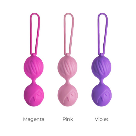 Вагинальные шарики Adrien Lastic Geisha Lastic Balls Mini Violet (S), диаметр 3,4см, масса 85г || Вагінальні кульки Adrien Lastic Geisha Lastic Balls Mini Violet (S), діаметр 3,4 см, маcа 85 г || Simulator balls Adrien Lastic Geisha Lastic Balls Mini Violet (S), diameter 3,4cm