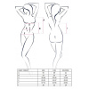 Корсет с пажами Passion JANET CORSET L/XL, white, трусики, полупрозрачный || Корсет з пажами Passion JANET CORSET L/XL, white, трусики, напівпрозорий || Corset with groups JANET CORSET white L/XL - Passion, panties, semi-transparent