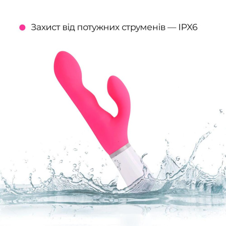 Смарт вібратор-кролик Lovense Nora з обертовим стовбуром